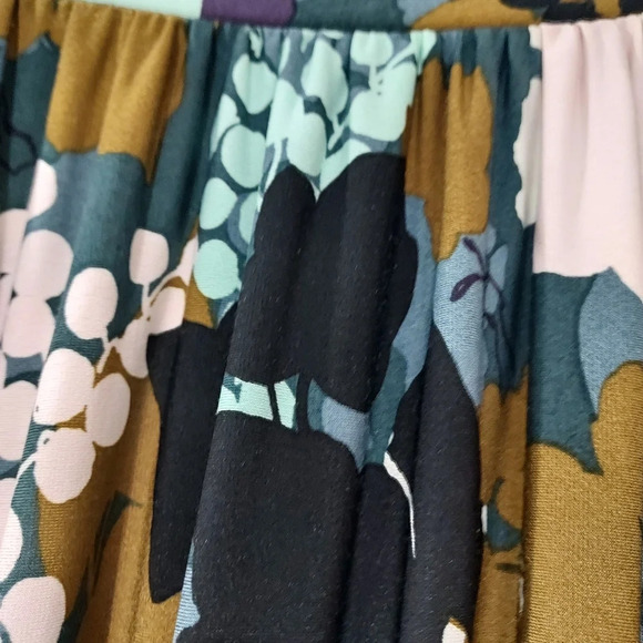 Grace Elements Multicolored Floral Midi Skater Skirt in Size XL - Picture 6 of 10